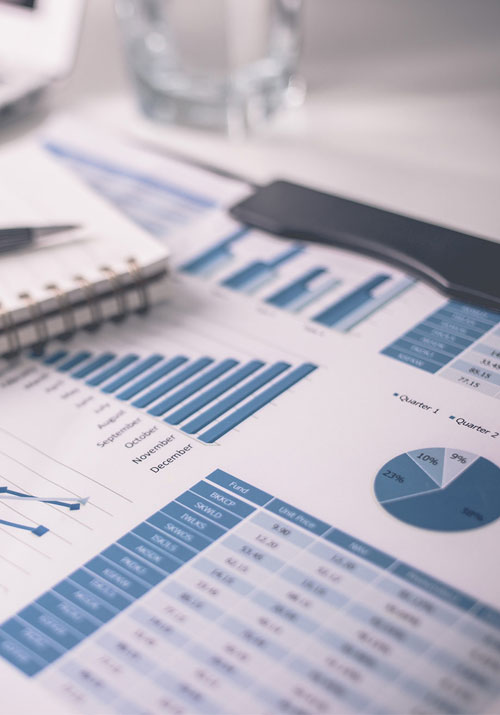 Real estate purchase documents arranged for review